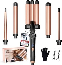Rizadores de pelo con temperatura regulable