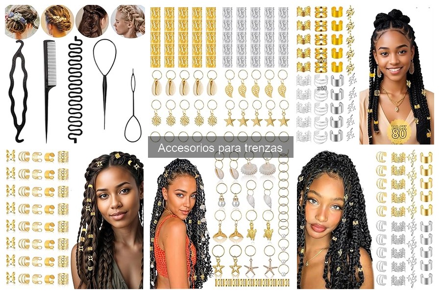 Accesorios para trenzas: Tipos y usos esenciales