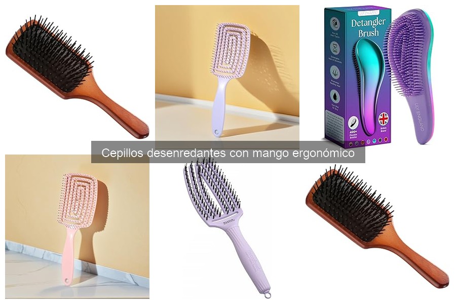 Alternativas a cepillos desenredantes ergonómicos para el cabello