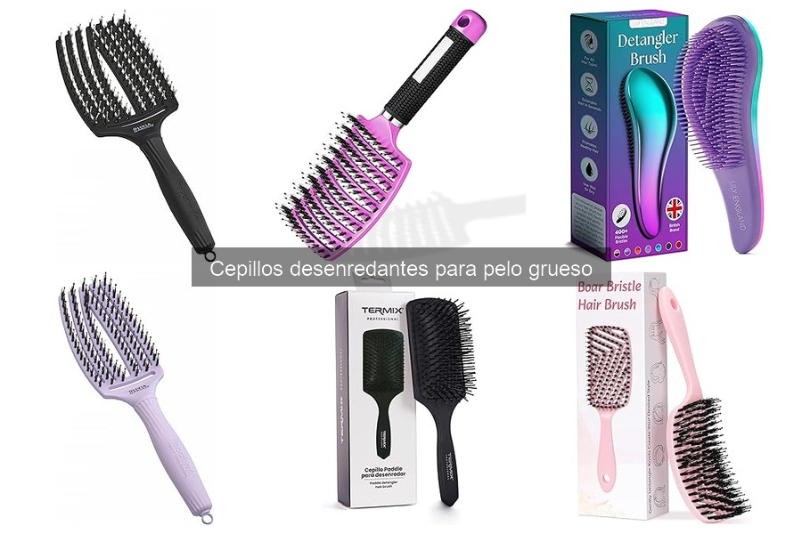 Alternativas a cepillos desenredantes para pelo grueso