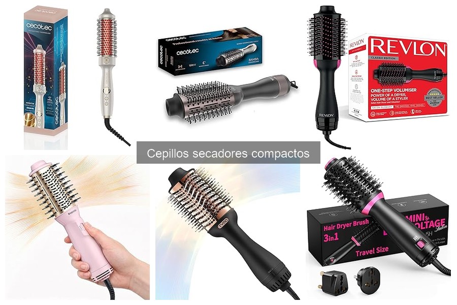 Alternativas a cepillos secadores compactos para peinar