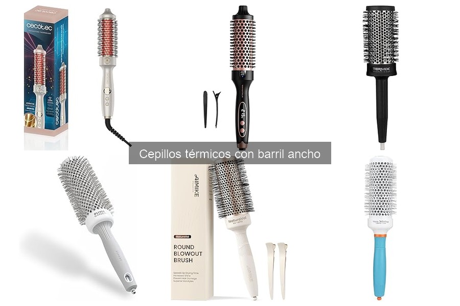 Alternativas a Cepillos Térmicos Anchos para el Cabello