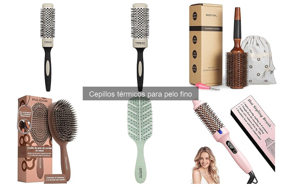 Alternativas a cepillos térmicos para cabello fino
