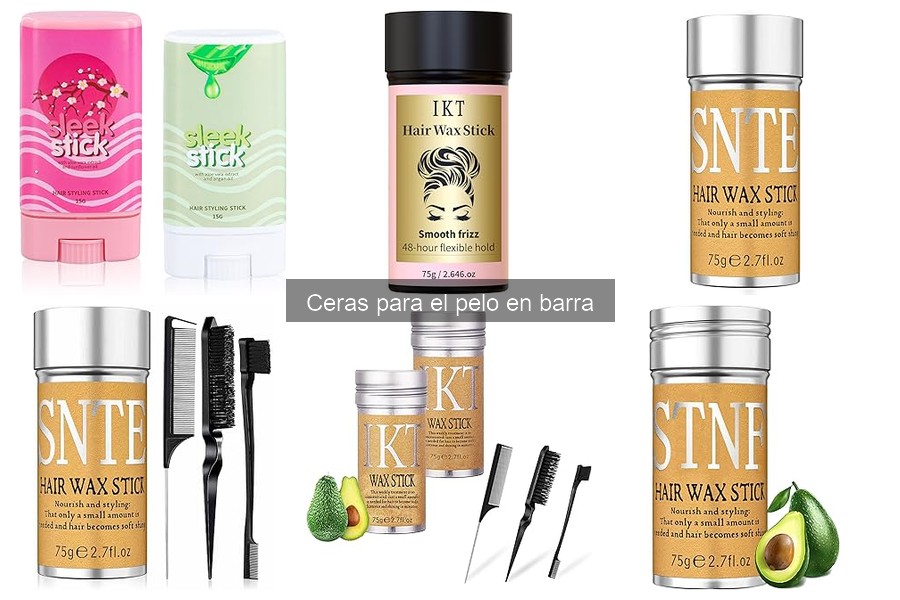 Alternativas a la cera para el pelo en barra: Mejores opciones
