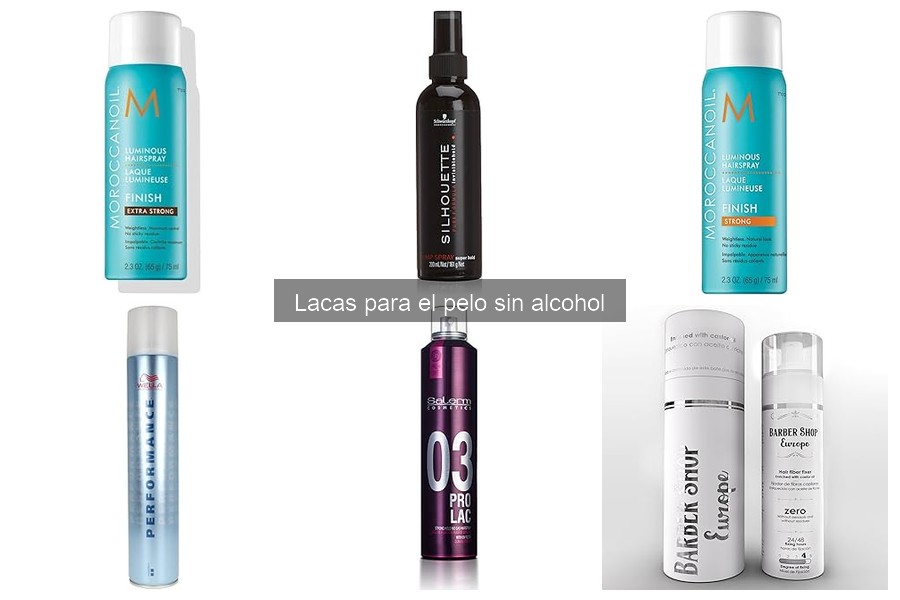 Alternativas a la laca para el pelo sin alcohol
