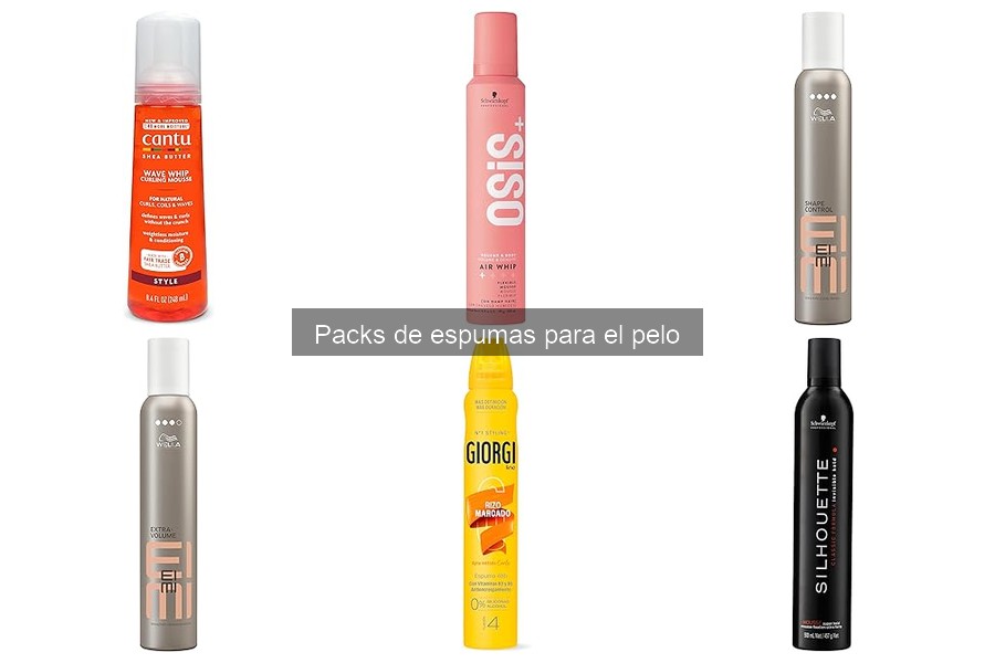 Alternativas a las espumas para peinar el cabello