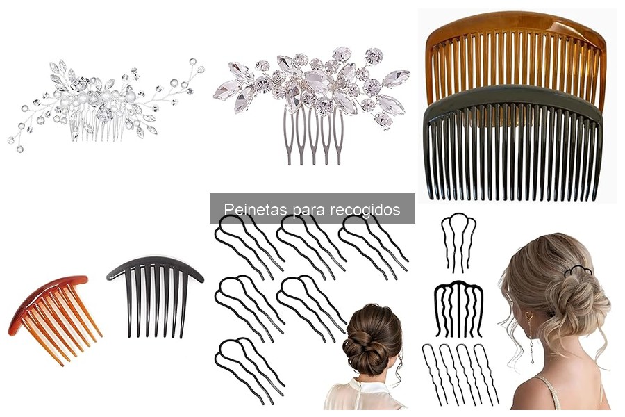 Alternativas a las peinetas para recogidos: Accesorios útiles