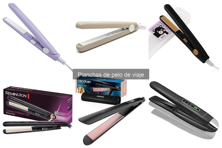 Alternativas a las plancas de pelo de viaje: mejores opciones