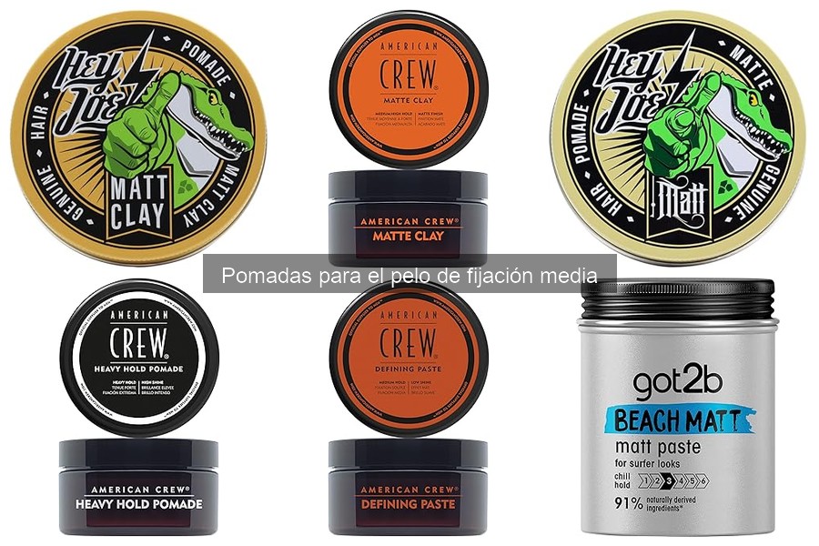 Alternativas a las Pomadas de Fijación Media para el Cabello