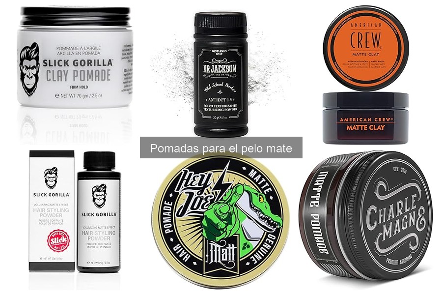 Alternativas a las pomadas mate para cabello que debes conocer