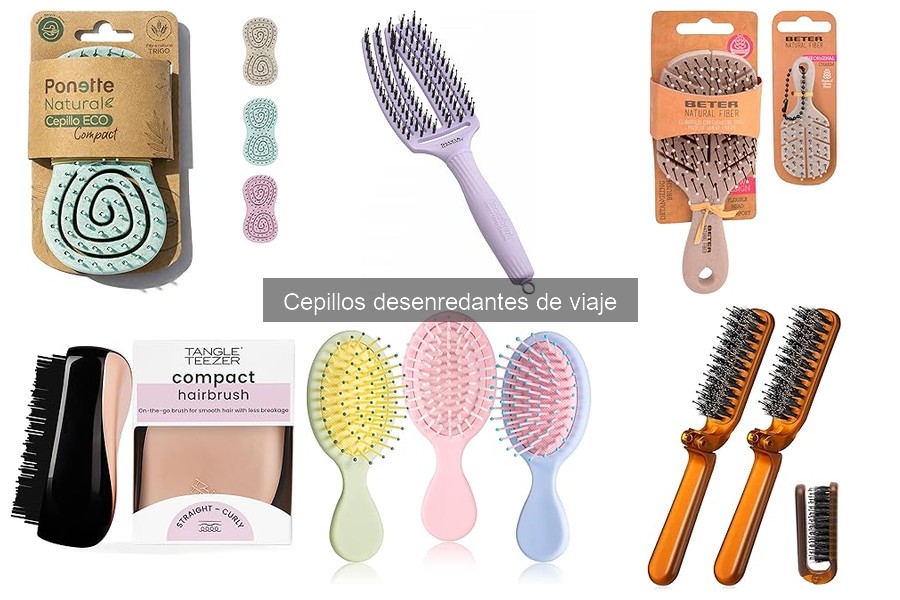 Alternativas a los cepillos desenredantes de viaje