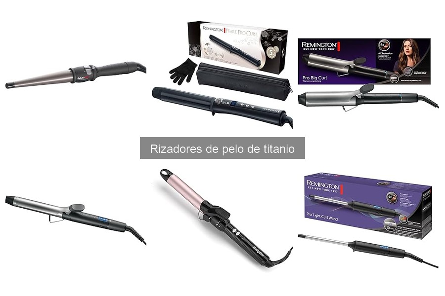 Alternativas a los rizadores de pelo de titanio