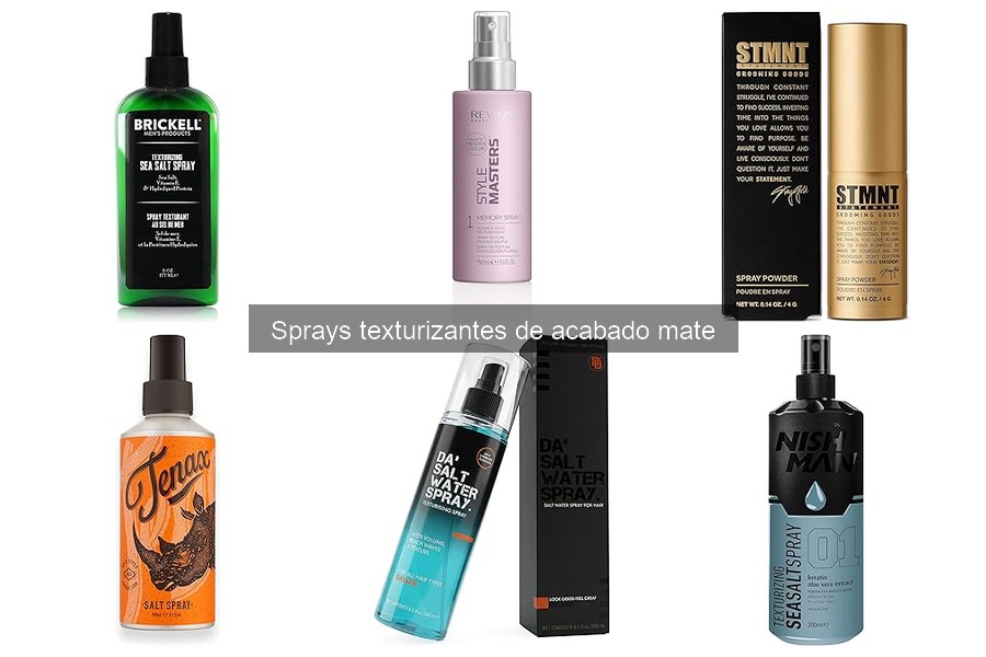 Alternativas a los sprays texturizantes de acabado mate
