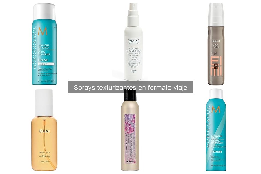 Alternativas a sprays texturizantes en formato viaje