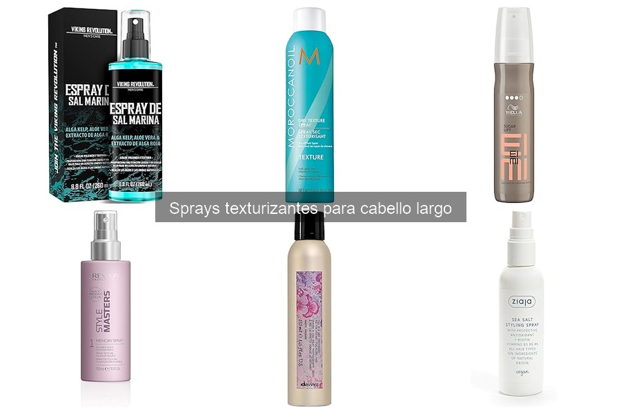 Alternativas a sprays texturizantes para cabello largo