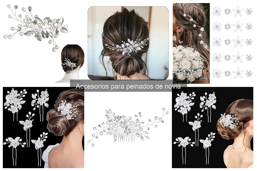 Alternativas económicas a accesorios de peinado de novia