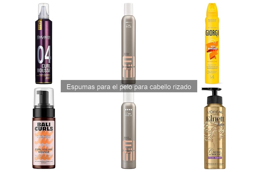 Alternativas naturales a espumas para cabello rizado