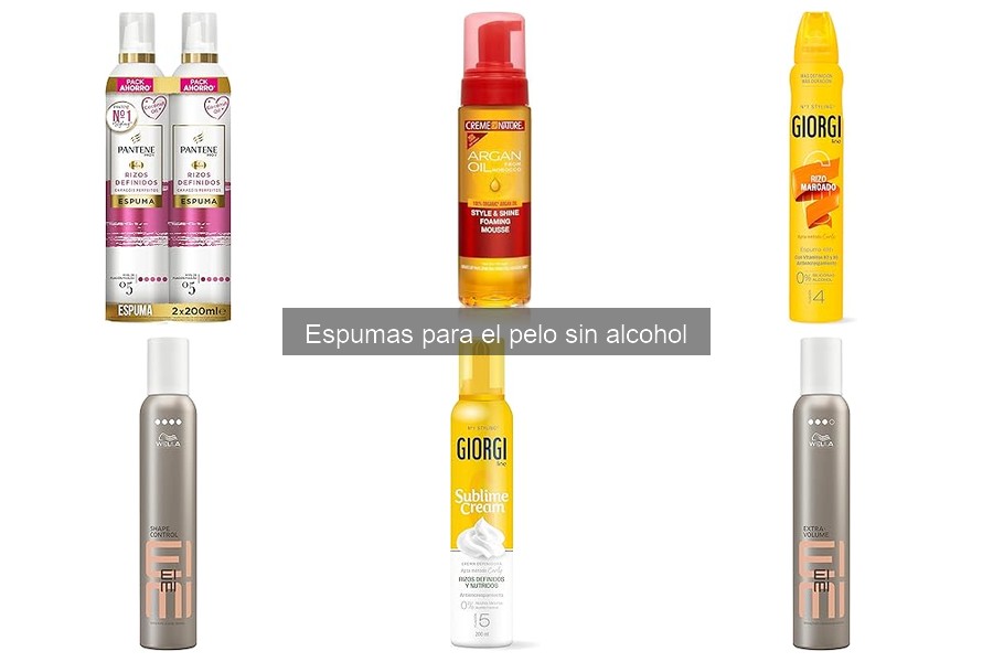 Alternativas naturales a la espuma para el cabello sin alcohol