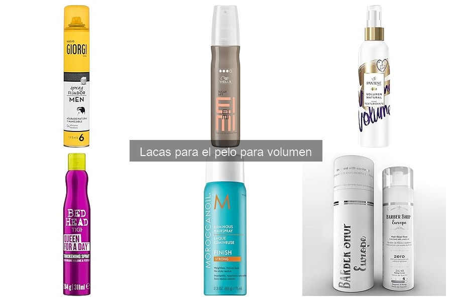 Beneficios de las lacas para el pelo que aportan volumen