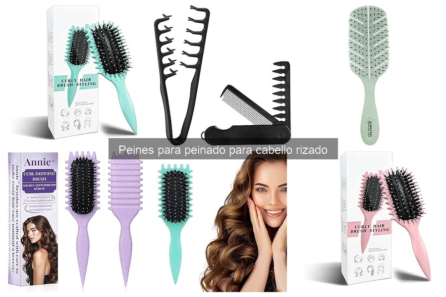 Beneficios de los peines de dientes anchos para cabellos rizados