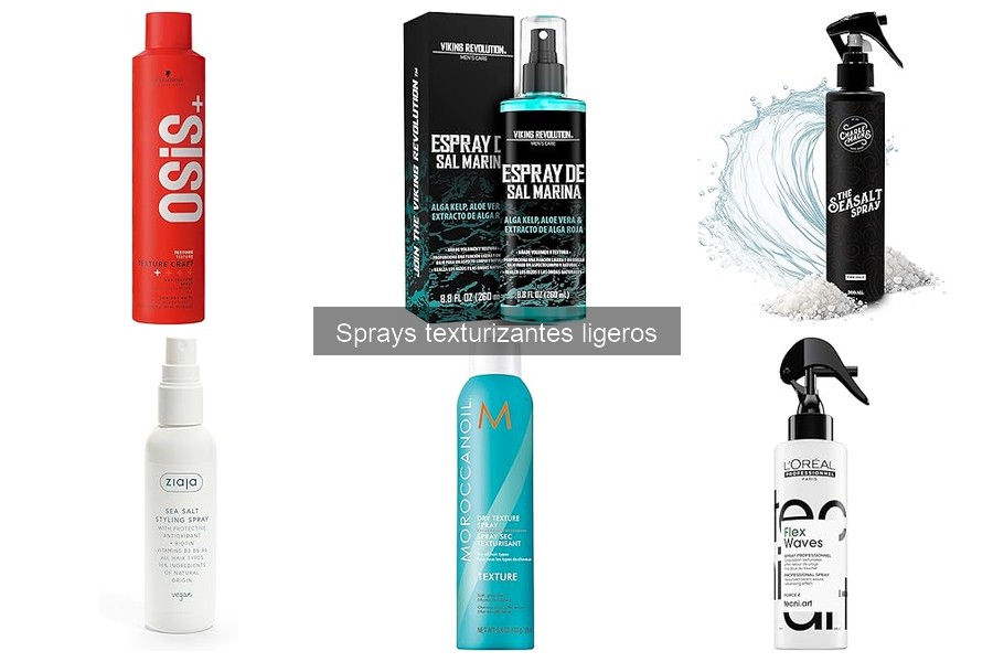Beneficios de los sprays texturizantes ligeros para el cabello