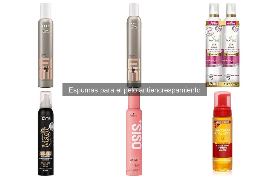 Beneficios de usar espuma antiencrespamiento para el cabello