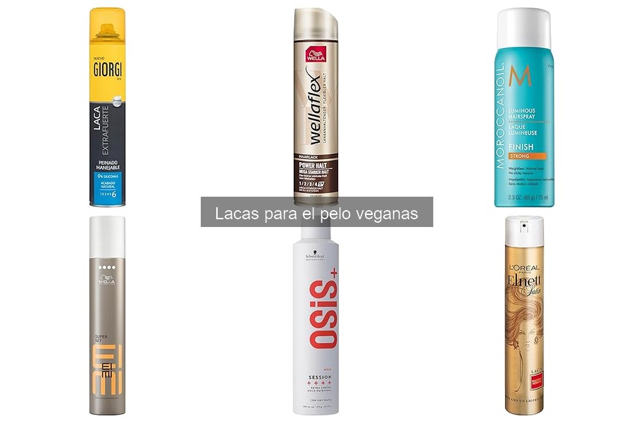 Beneficios de usar lacas para el pelo veganas
