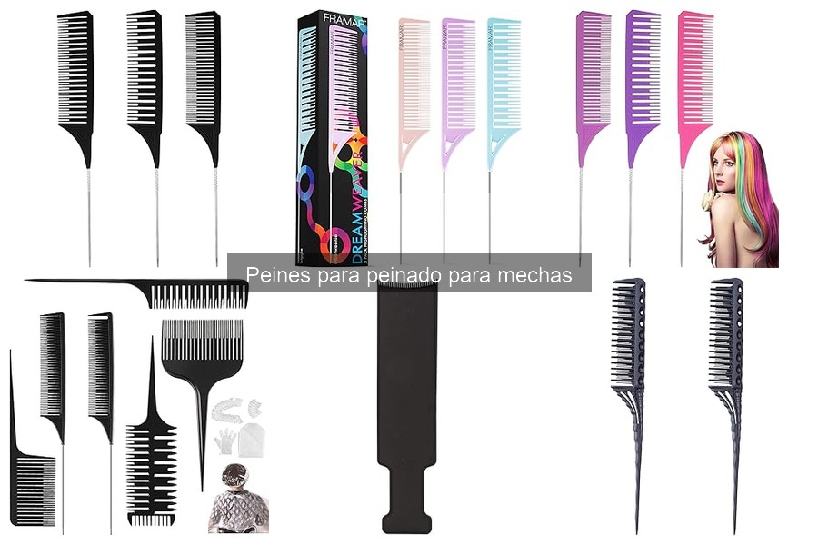 Beneficios de usar peines para mechas en peinado