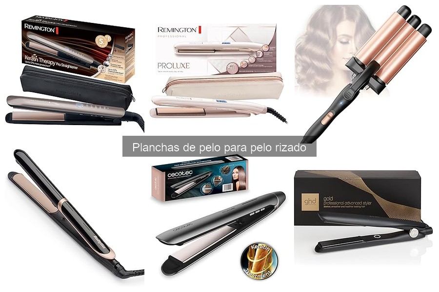 Características clave de una buena plancha para pelo rizado