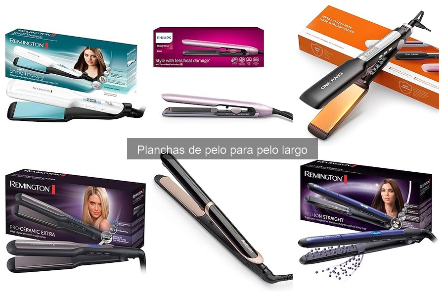 Características clave para elegir planchas de pelo largo