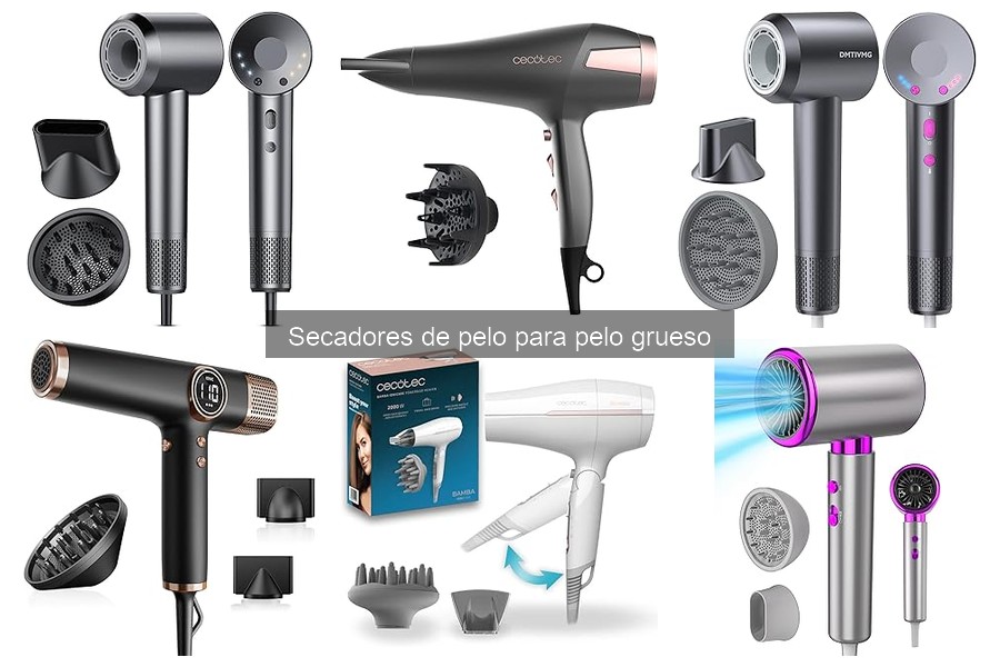 Características esenciales de un buen secador para pelo grueso
