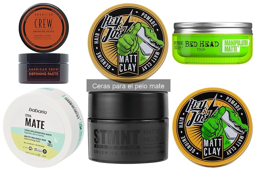 Cera para el pelo mate: ¿con o sin alcohol?