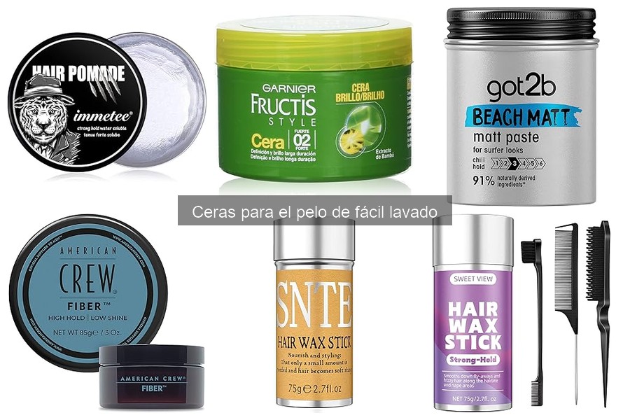 Ceras para el cabello de fácil lavado: ¿son adecuadas para ti?