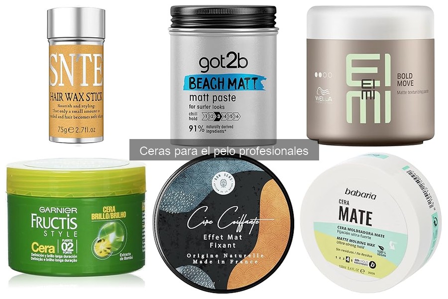 Ceras para el cabello: opciones naturales y efectivas