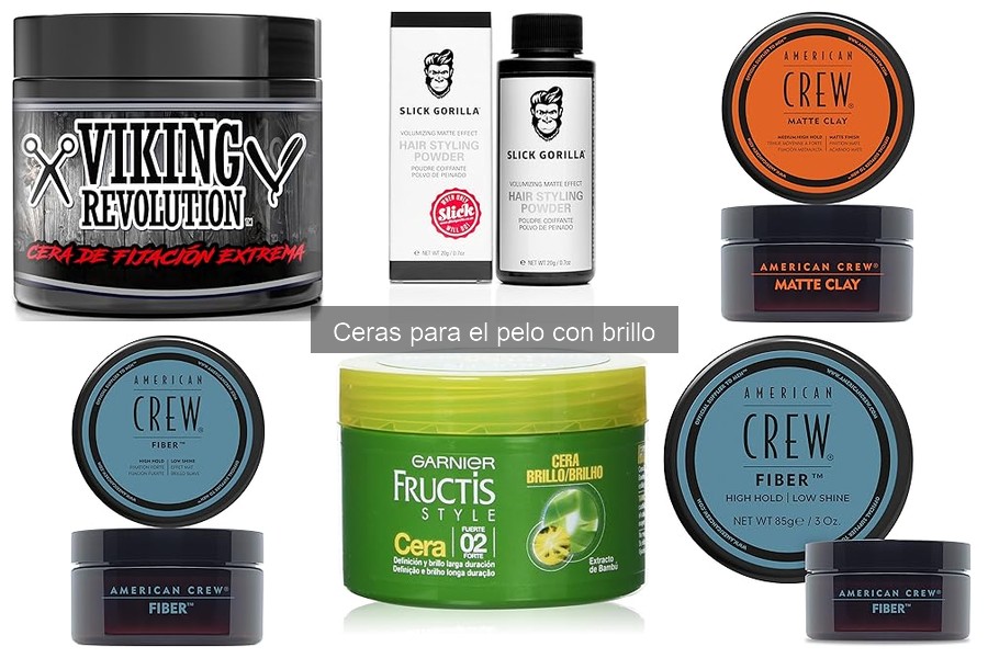 Ceras para el pelo con brillo: profesional vs. personal
