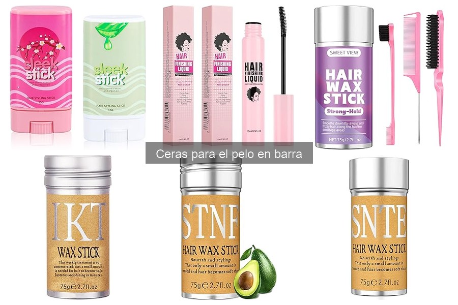 Ceras para el pelo en barra biodegradables: opciones naturales
