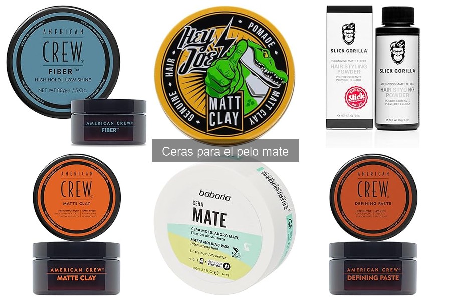 Ceras para el pelo mate: ¿Son adecuadas para tu tipo de cabello?