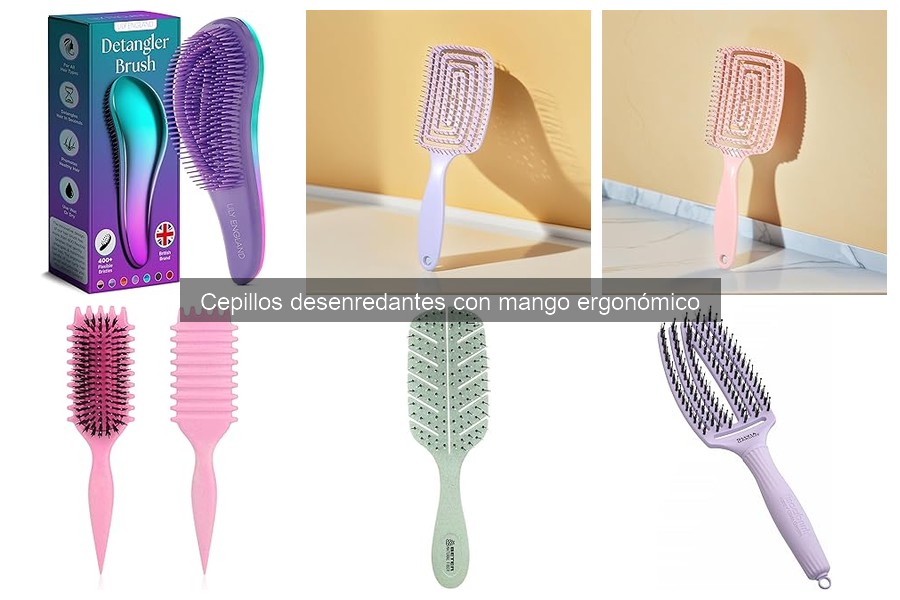 Cómo afectan los cepillos desenredantes ergonómicos al cabello