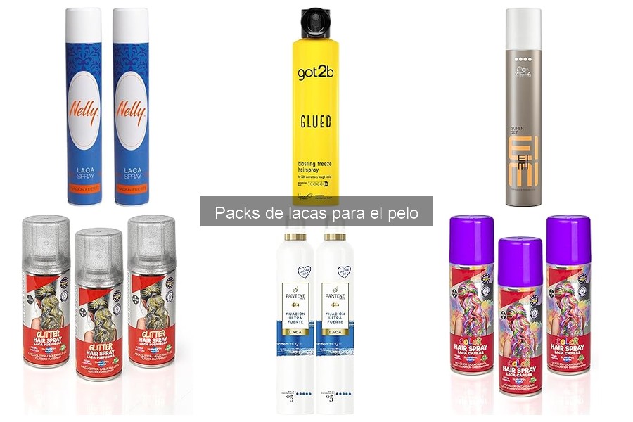 Cómo almacenar correctamente los packs de lacas para el pelo