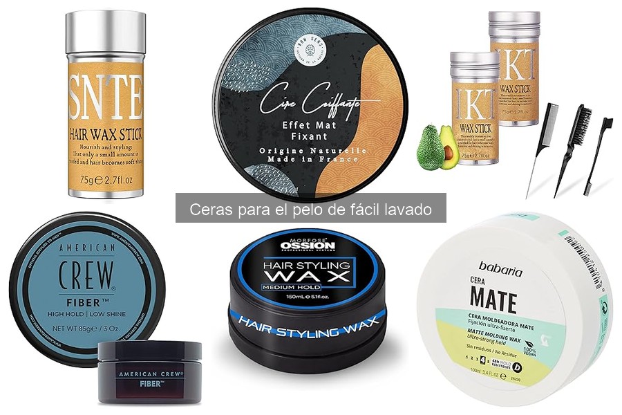 Cómo aplicar ceras para el pelo de fácil lavado correctamente