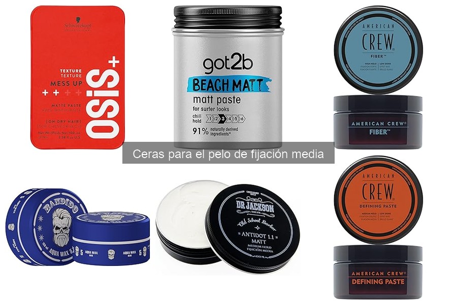 Cómo aplicar ceras para el pelo de fijación media correctamente