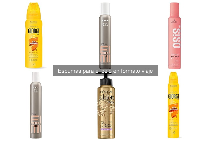 Cómo Aplicar Espuma para el Pelo en Formato Viaje