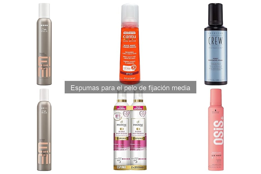 Cómo aplicar espumas para el cabello de fijación media