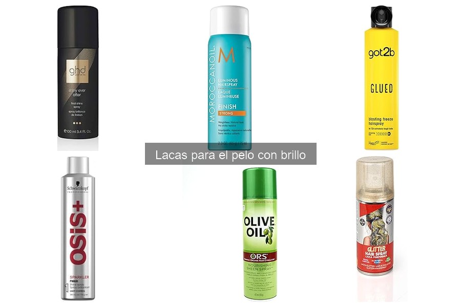 Cómo aplicar lacas para el pelo con brillo correctamente