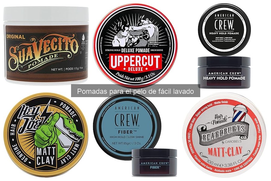 ** Cómo aplicar pomada para el pelo de fácil lavado