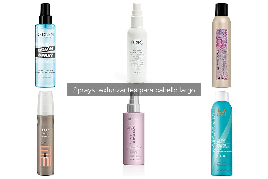 Cómo aplicar sprays texturizantes en cabello largo