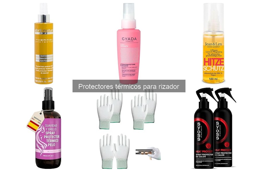 Cómo aplicar un protector térmico antes de rizar el cabello