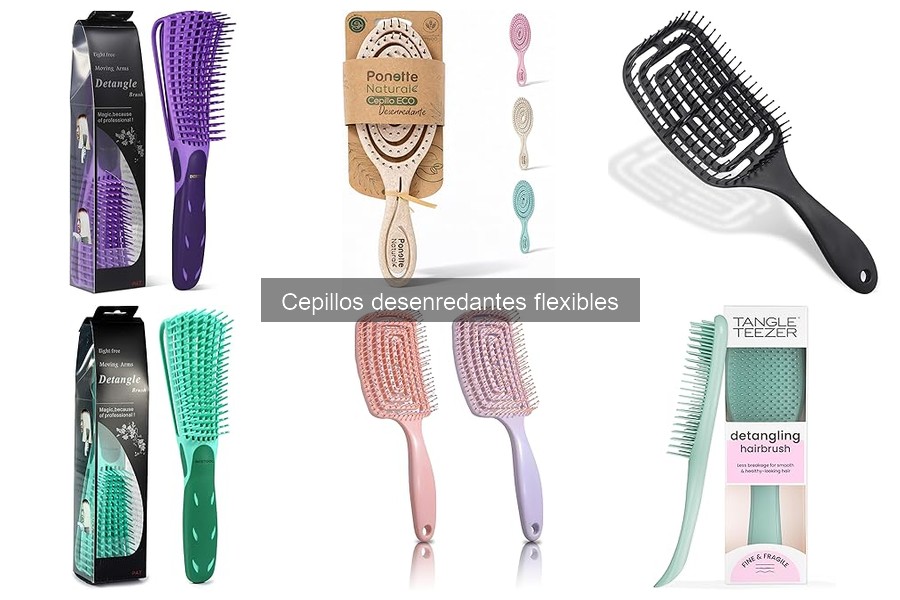 Cómo elegir el mejor cepillo desenredante flexible para tu cabello