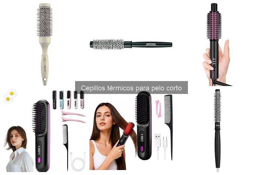 Cómo elegir el mejor cepillo térmico para pelo corto