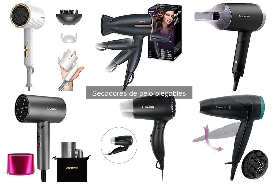 Cómo elegir el mejor secador de pelo plegable para ti